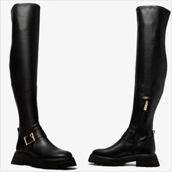 Michael Kors Easton Over the Knee Lug Boot NIB - Picture 1 of 12
